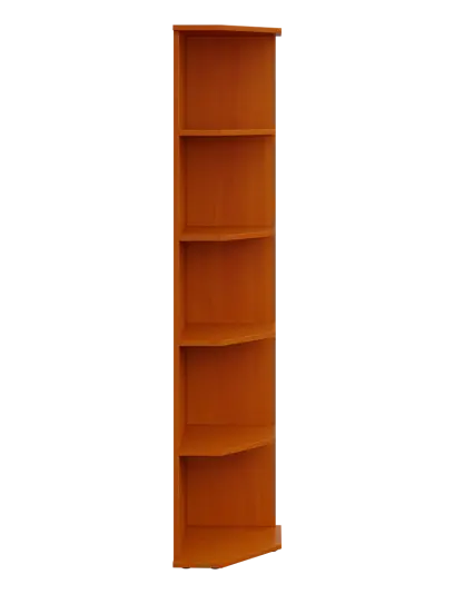 LZ 5 - 3 kancelářská skříň, rohová, pravá, 1822x360x400, třešeň šumavská